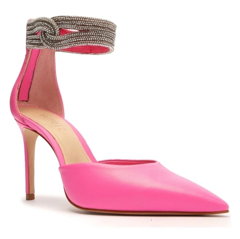 Schutz Linara Pink Pointed Toe Pump